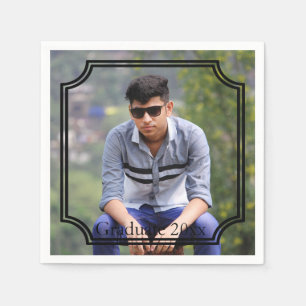 Servilleta De Papel Personalizado Graduación Foto Fiesta Papel conjun