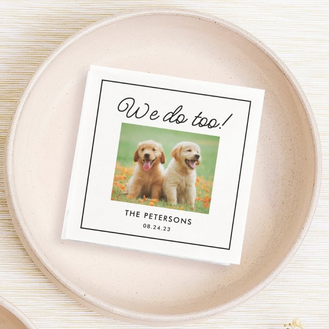 Servilleta De Papel Personalizado Hacemos toallas Mascotas para Boda (Subido por el creador)