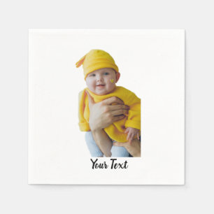 Servilleta De Papel Personalizado hecho - Añadir foto y texto