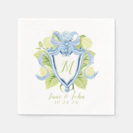 Servilleta De Papel Personalizado Hydrangea Cocktail Bodas Napkins