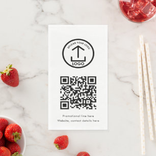 Servilleta De Papel Personalizado Impresión de logotipo comercial Códi