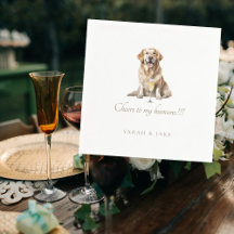 Personalizado Mascota Boda Saludos a mis seres hum