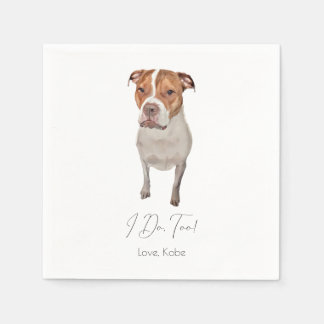 Servilleta De Papel Personalizado Mascota Cocktail Napkin