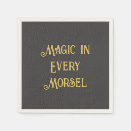 Servilleta De Papel Personalizado Mystic Gold Bachelorette