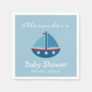 Servilleta De Papel Personalizado náutico barco de vela con toallas pa