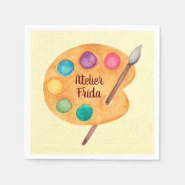 Servilleta De Papel Personalizado NOMBRE del artista - Feria del profe