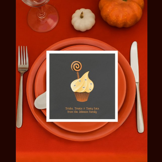 Servilleta De Papel Personalizado Nombre Familia Halloween Napkins (Subido por el creador)