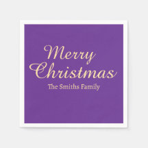 Personalizado Nombre Moderno Navidad Feliz Persona