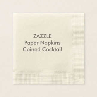 Servilleta De Papel Personalizado Papel Napkins ECRU COCKTAIL ECRU