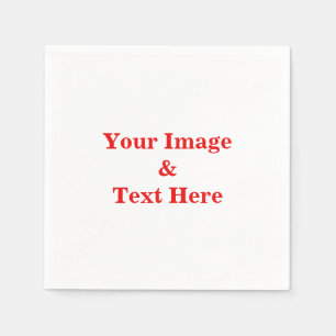 Servilleta De Papel Personalizado personalizado de su propia foto