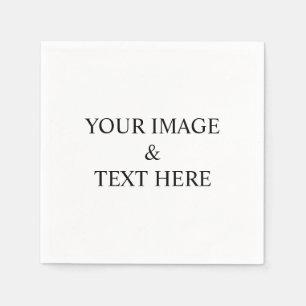 Servilleta De Papel Personalizado personalizado Su propia foto y texto
