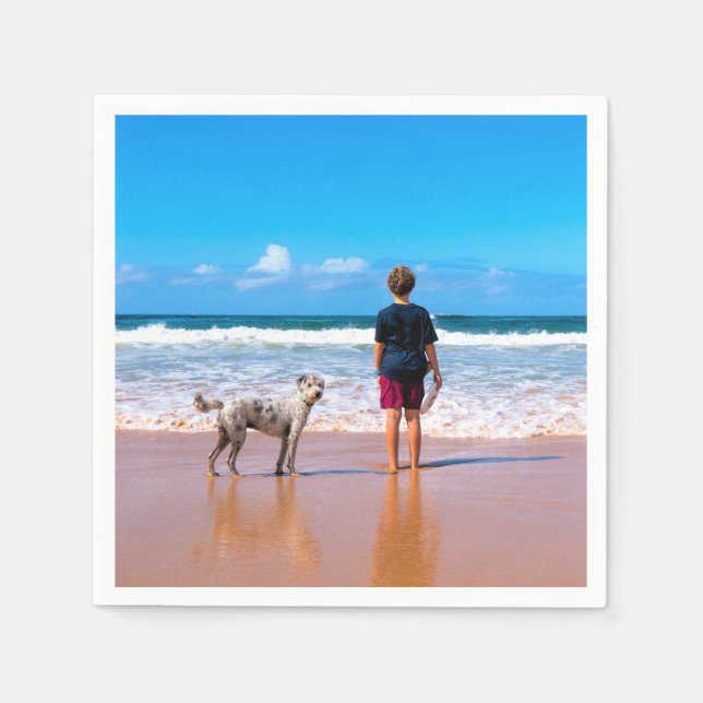 Servilleta De Papel Personalizado personalizado Sus toallas fotográfic (Anverso)