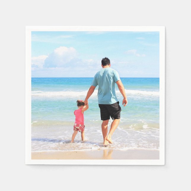 Servilleta De Papel Personalizado personalizado Sus toallas fotográfic (Anverso)