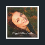 Servilleta De Papel Personalizado Photo Napkins<br><div class="desc">servilletas fotográficas personalizados.</div>