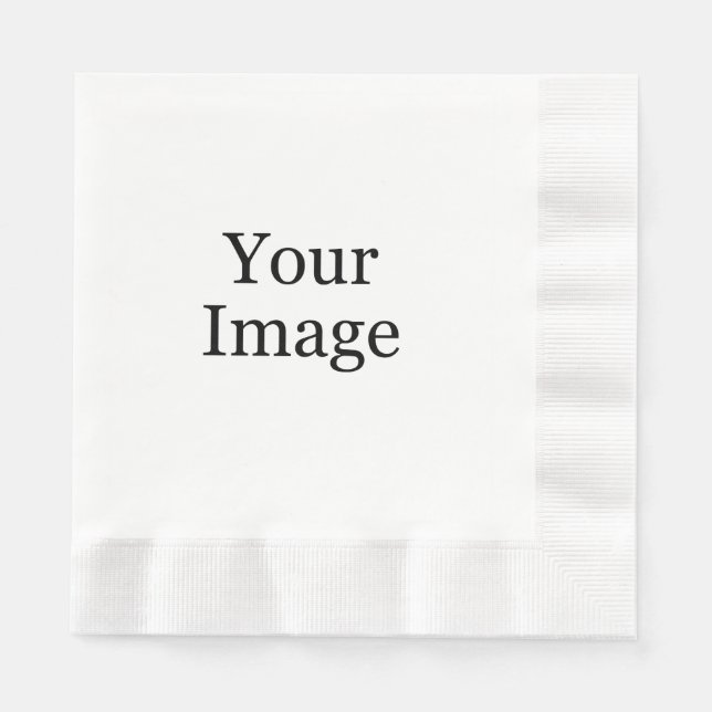 Servilleta De Papel Personalizado Photo Napkins (Anverso)