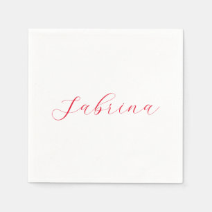 Servilleta De Papel Personalizado profesional de nombres de escritura