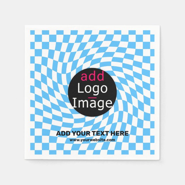 Servilleta De Papel Personalizado profesional moderno comprobador de n (Anverso)