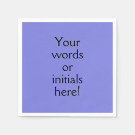 Servilleta De Papel Personalizado Púrpura oscuro Periwinkle
