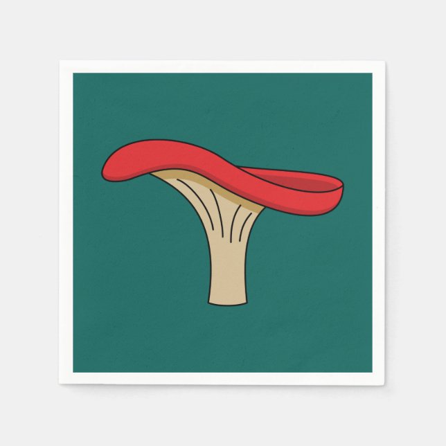 Servilleta De Papel Personalizado Red Mushroom (Anverso)
