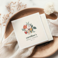 Personalizado retro bohemio floral nouveau de duch