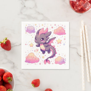 Servilleta De Papel Personalizado Sweet Dragon Baby Shower