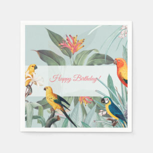 Servilleta De Papel Personalizado Tropical