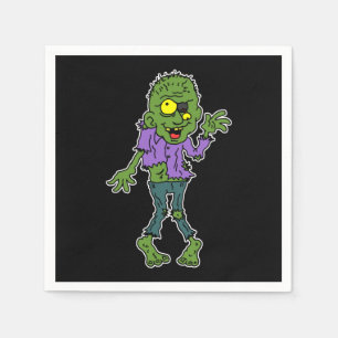 Servilleta De Papel Personalizado Zombie Halloween Party