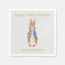 Personalizar a Peter el conejo Feliz Pascua