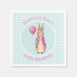 Servilleta De Papel Personalizar el Baby Shower de Peter the rabbit