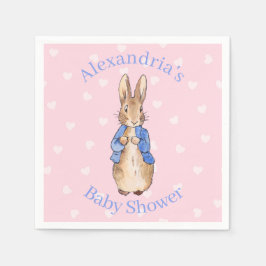 Servilleta De Papel Personalizar el Baby Shower de Peter the rabbit
