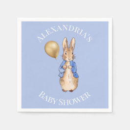 Servilleta De Papel Personalizar el Baby Shower de Peter the rabbit