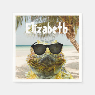 Servilleta De Papel Personalizar el divertido de la playa de verano