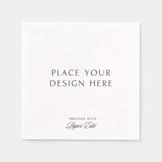 Servilleta De Papel Personalized Cocktail Napkins Add Your Own Design