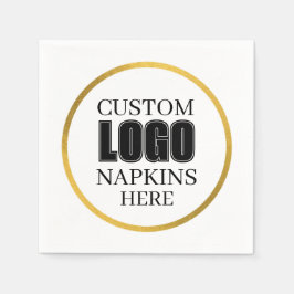 Servilleta De Papel Personalized Cocktail Napkins with Your Logo