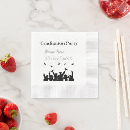 Servilleta De Papel Personalized Graduation Custom Name and Class Year
