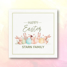 Servilleta De Papel Personalized, pretty Easter festive napkins