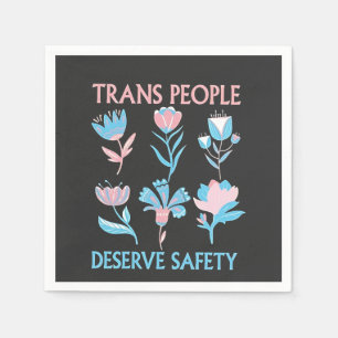 Servilleta De Papel Personas trans merecen el mes del orgullo por la s