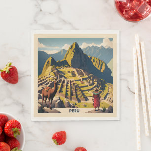 Servilleta De Papel Perú Machu Picchu