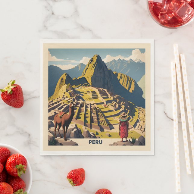 Servilleta De Papel Perú Machu Picchu (In situ)