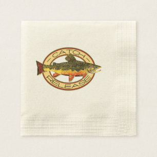 Servilleta De Papel Pesca de trucha