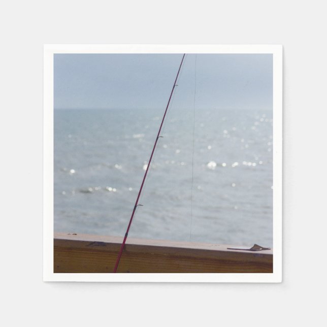 Servilleta De Papel Pesca del muelle de cacao (Anverso)