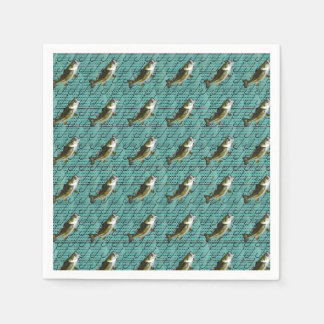 Servilleta De Papel Pesca en barbecho