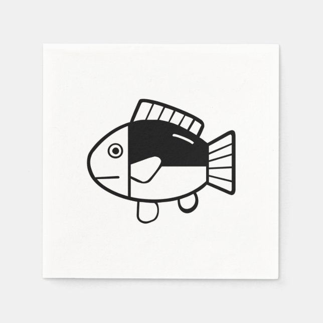 Servilleta De Papel Pescado (Anverso)