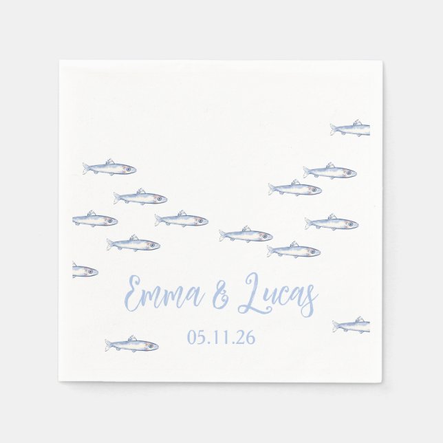 Servilleta De Papel pescado (Anverso)