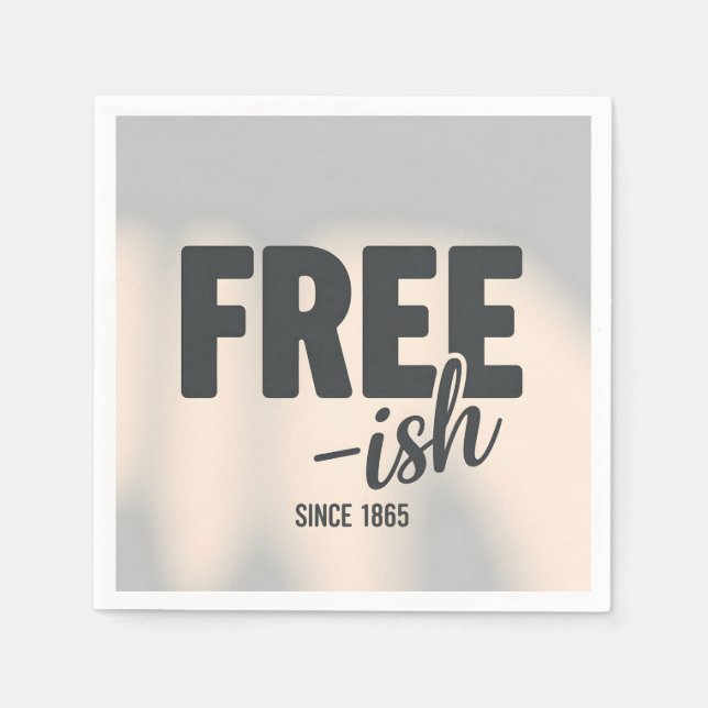 Servilleta De Papel Pescado libre desde el 1865 de junio (Anverso)