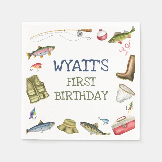 Servilleta De Papel Pescador Nápoles O-fish-ally One (Anverso)