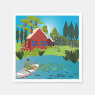 Servilleta De Papel Pescadores