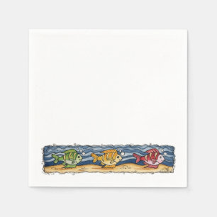 Servilleta De Papel Pescados tropicales - servilletas de papel