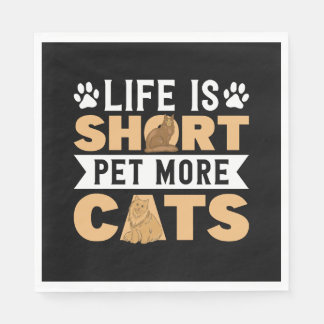 Servilleta De Papel Pet Lover Cat Lover Cats