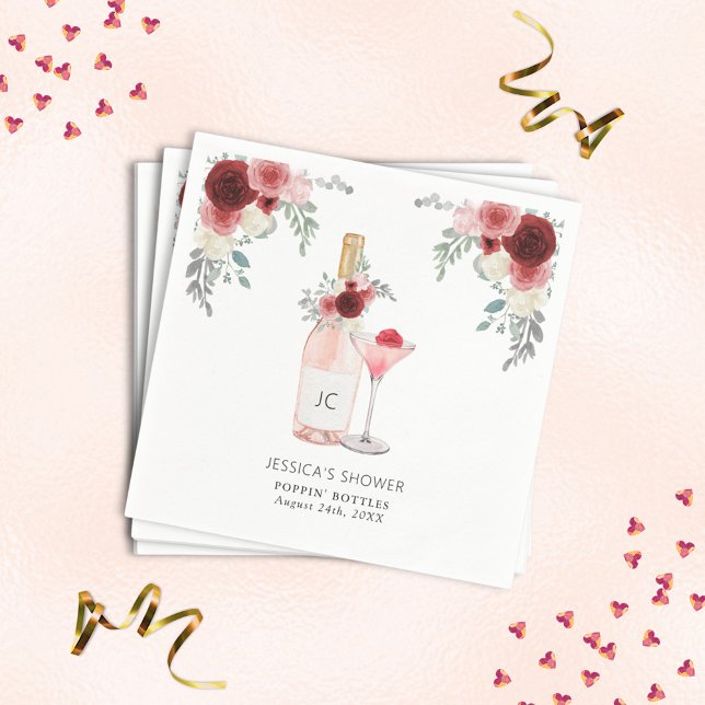 Servilleta De Papel Petales y ducha de novia Prosecco (Subido por el creador)
